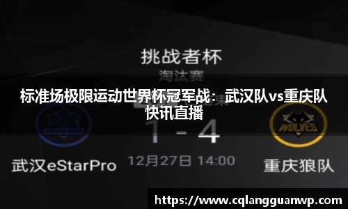 标准场极限运动世界杯冠军战：武汉队vs重庆队快讯直播