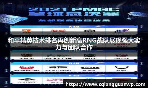 和平精英技术排名再创新高RNG战队展现强大实力与团队合作